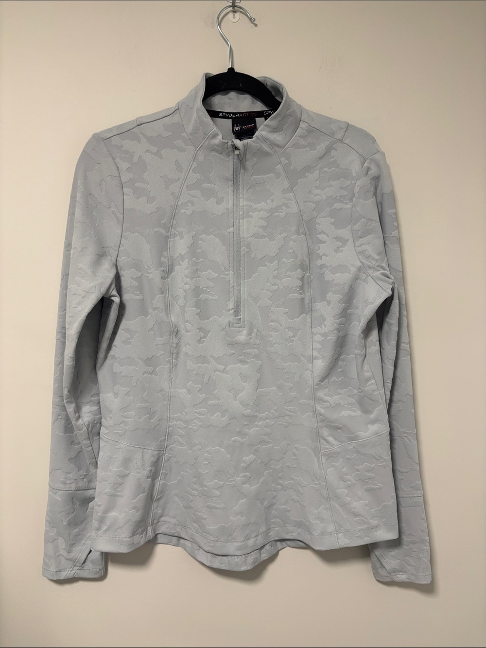 Spyder Light Blue Quarter Zip Pullover